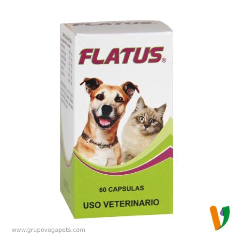 FLATUS - Suplemento para el Bienestar Gastrointestinal en Mascotas